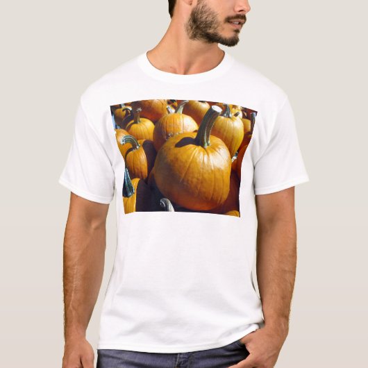Oranje pompoenen t-shirt (Voorkant)