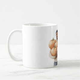 Oranje Pompoenen Zwarte Man Koffiemok