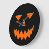 Oranje pompoenkast grote klok (Hoek)