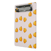 Oranje pompoenkoppatroon mini klembord (Angled2)