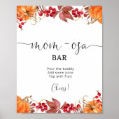 Oranje pompoenmam-osa poster (Voorkant)