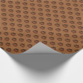 Oranje pompoenpapier cadeaupapier (Hoek)