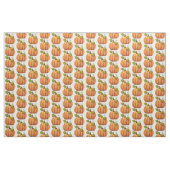 Oranje pompoenpatroon stof (Yard (91,4 cm))