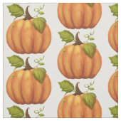 Oranje pompoenpatroon stof (Swatch)