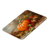  Oranje pompoenschilderij Magneet (Linkerzijde)