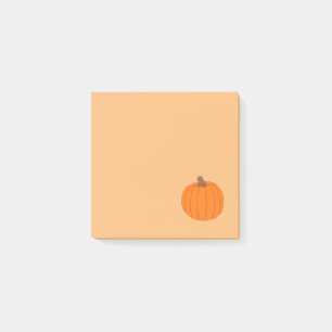 Oranje pompoenstekkernoten post-it® notes
