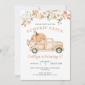 Oranje pompoenwagen - Patch 5e verjaardag Kaart (Voorkant)