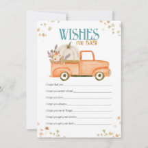 Oranje pompoenwensen voor Baby, Baby shower Wishes