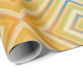 Oranje Pop Alternatief diamantpatroon Cadeaupapier (Rol Hoek)