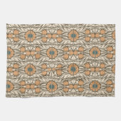 Oranje Poppies-Arts en Ambachten Keukenhanddoeken (Horizontaal)