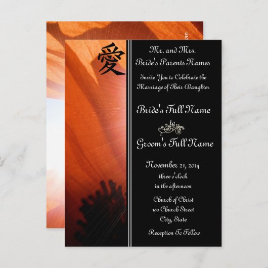 Oranje Poppy bruiloft uitnodigingen en gunsten