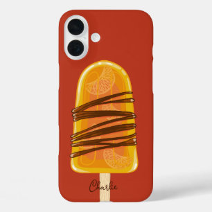 Oranje Populaire de telefoongevallen van de de dou iPhone 16 Plus Hoesje