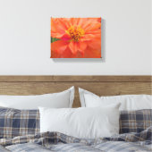 Oranje Portulaca Canvas Afdruk (Insitu (Slaapkamer))