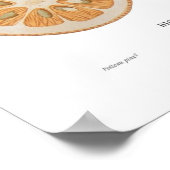 Oranje Poster (Hoek)