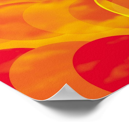 Oranje Poster (Hoek)