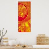 Oranje Poster (Keuken)