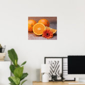 Oranje Poster (Thuiskantoor)