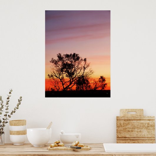 Oranje Poster (Keuken)