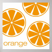 oranje poster (Voorkant)