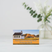 Oranje Prairie Kerk Visitekaartjes (Staand voorkant)