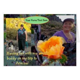 Oranje Prickly Pear Cactus Flower Arizona Vakantie