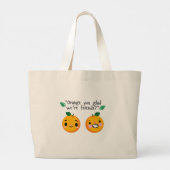 ORANJE PRIJSOPGAVE GROTE TOTE BAG (Achterkant)