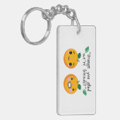ORANJE PRIJSOPGAVE SLEUTELHANGER (Voorkant Links)