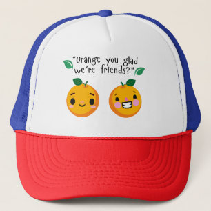 ORANJE PRIJSOPGAVE TRUCKER PET