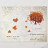 Oranje programma voor de rode plum Heart Leaf Tree (Voorkant)