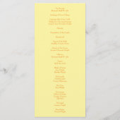 Oranje programma's voor het Roos van de lichtgele  (Achterkant)