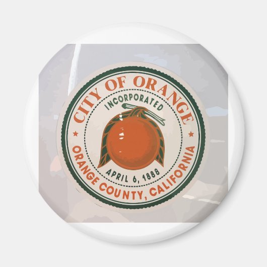 oranje provincie, ca, Verenigde Staten Magneet (Voorkant)