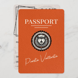 Oranje Puerta Vallarta Paspoort Save The Date