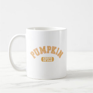 Oranje Pumpkin Spice College Letter Geïnspireerd Koffiemok