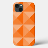Oranje pyramiden Case-Mate iPhone case (Achterkant)