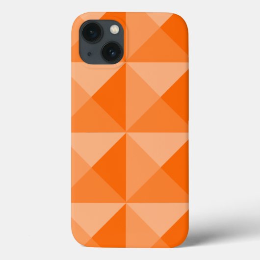 Oranje pyramiden Case-Mate iPhone case (Achterkant)