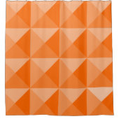 Oranje pyramiden douchegordijn (Voorkant)