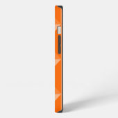 Oranje pyramiden iPhone hoesje (Linkerkant)