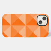 Oranje pyramiden iPhone hoesje (Achterkant horizontaal)