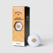 Oranje Quatrefoil - Aangepaste Golf Balls Golfballen (Verpakking)