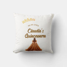 Oranje quinceanera prinses kroon verjaardag naam d