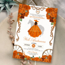 Oranje Quinceanera Westerne Charro