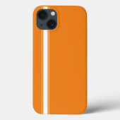 Oranje raceband Case-Mate iPhone case (Achterkant)