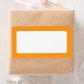 Oranje rand blanco etiket (Insitu)