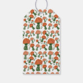 Oranje Ranunculus Flowers Waterverf Cadeaulabel (Achterkant)