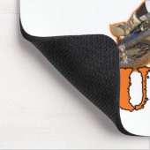 Oranje regels muismat (Hoek)