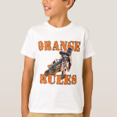 Oranje regels t-shirt (Voorkant)