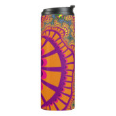 Oranje Regenboog Remix Thermosbeker (Gedraaid links)