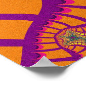 Oranje regenboogherinnering poster (Hoek)