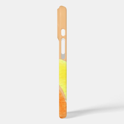 Oranje regenboogliefdeswaterverf Case-Mate iPhone case (Achterkant / Links)
