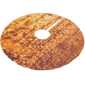 Oranje regendruppels op glas, abstracte achtergron kerstboom rok (Gekanteld)